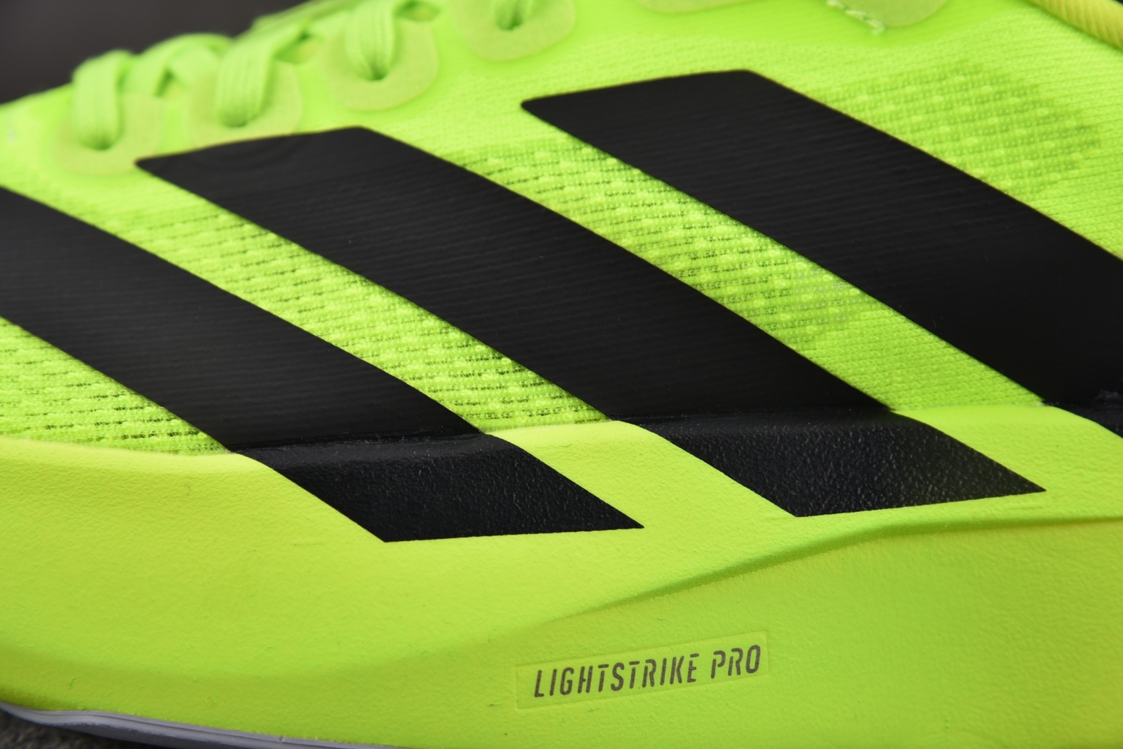  AD Adizero Evo SL Lucid Lemon 绿黑 JR3416 尺寸36 36⅔ 37
