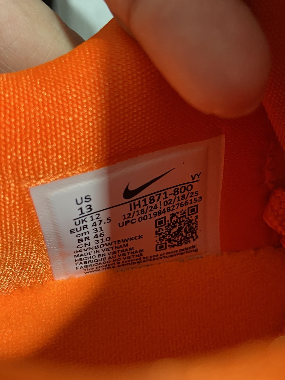 【纯原】NK Zoom Kobe 6 Protro 科比六代 暴力橙 IH1871-800 完美复刻公司