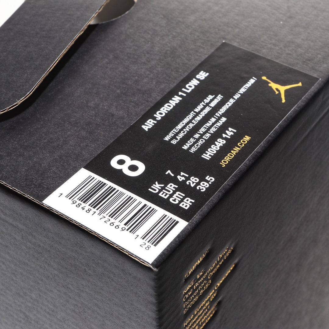 外贸版Air Jordan 1 Low系列白蓝牛仔 IH0648-141 尺寸 36 36.5 37.5