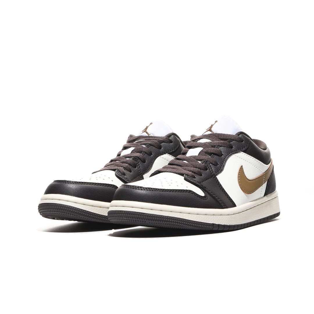外贸版Air Jordan 1 Low系列白棕 DC0774-200 尺寸 36 36.5 37.5 3