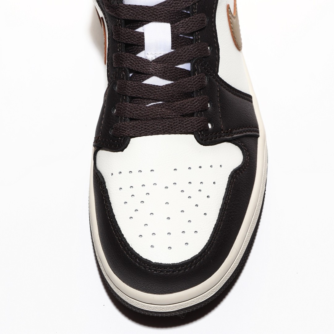 外贸版Air Jordan 1 Low系列白棕 DC0774-200 尺寸 36 36.5 37.5 3
