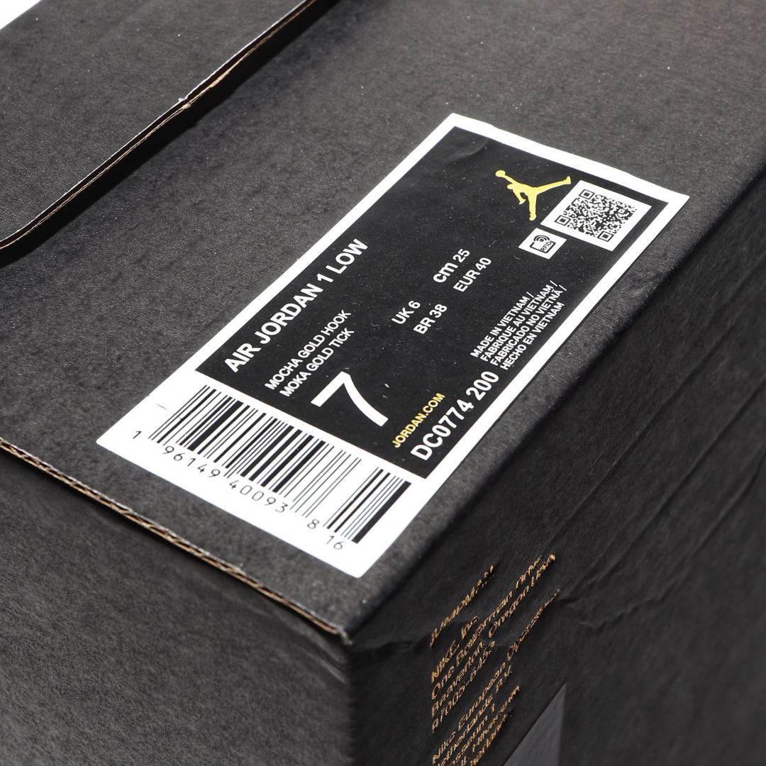 外贸版Air Jordan 1 Low系列白棕 DC0774-200 尺寸 36 36.5 37.5 3
