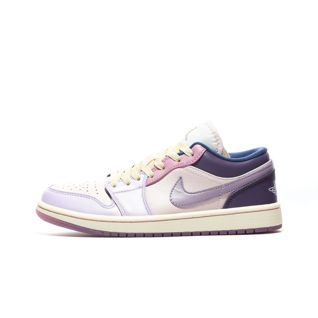外贸版Air Jordan 1 Low系列粉紫 DZ2768-651 尺寸 36 36.5 37.5 3