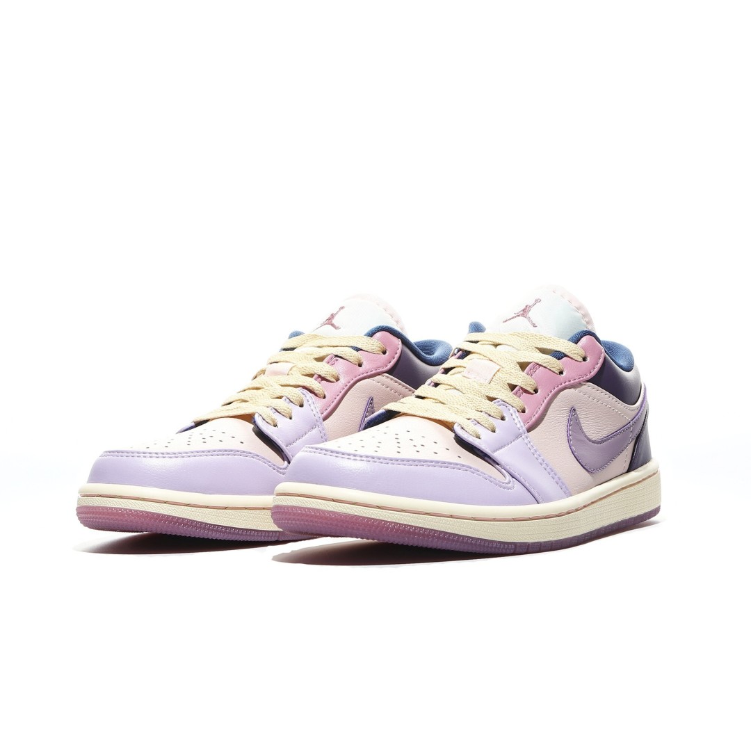 外贸版Air Jordan 1 Low系列粉紫 DZ2768-651 尺寸 36 36.5 37.5 3