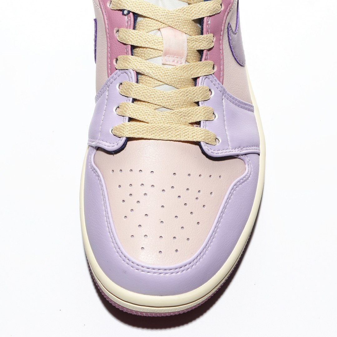 外贸版Air Jordan 1 Low系列粉紫 DZ2768-651 尺寸 36 36.5 37.5 3