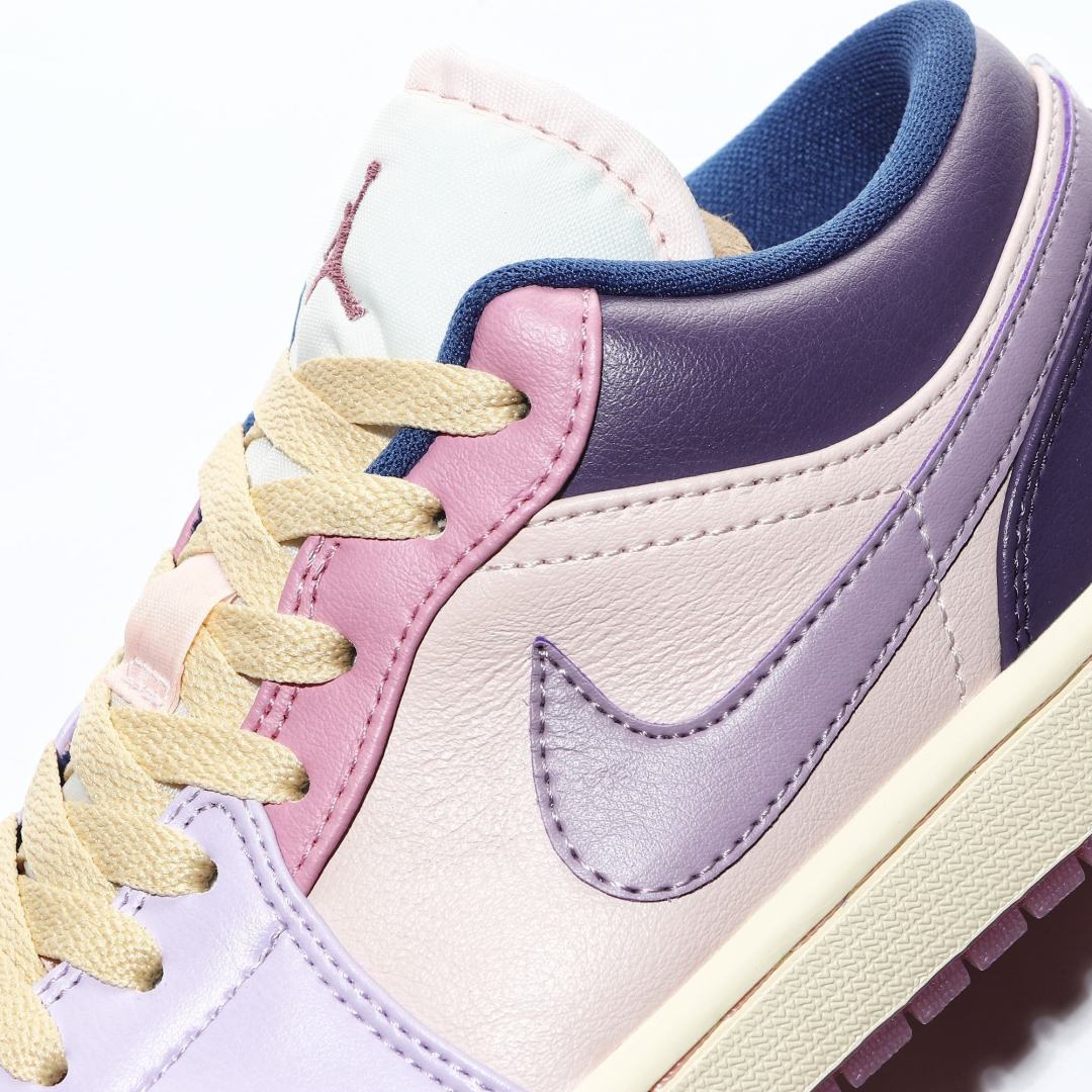 外贸版Air Jordan 1 Low系列粉紫 DZ2768-651 尺寸 36 36.5 37.5 3