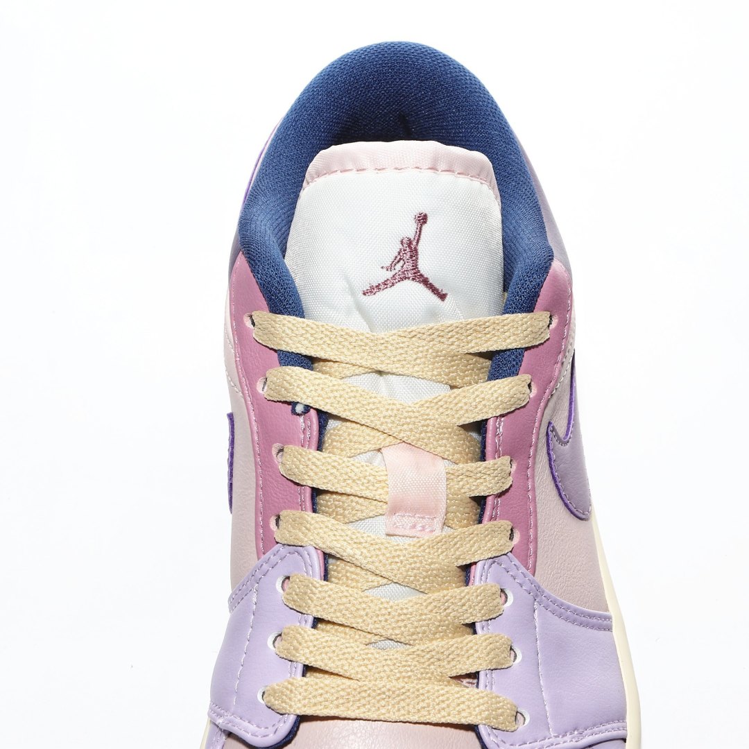 外贸版Air Jordan 1 Low系列粉紫 DZ2768-651 尺寸 36 36.5 37.5 3