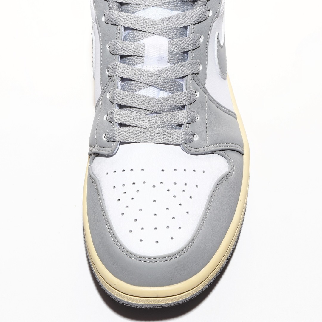 外贸版Air Jordan 1 Low系列复古灰 -053 尺寸 36 36.5 37.5 38 38.