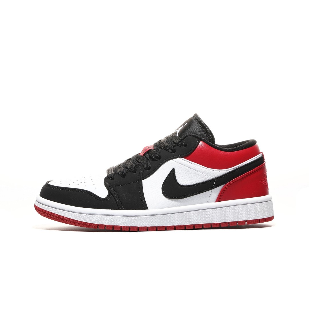 外贸版Air Jordan 1 Low系列黑脚趾 -116 尺寸 36 36.5 37.5 38 38.