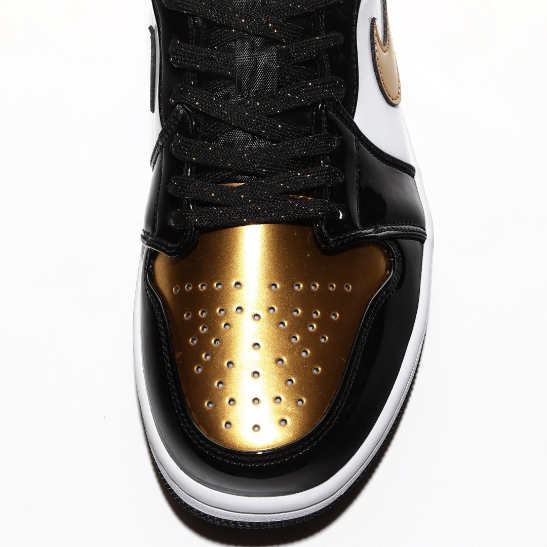 外贸版Air Jordan 1 Low系列黑金 CQ9447-700 尺寸 36 36.5 37.5 3