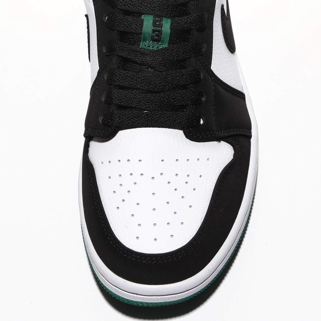 外贸版Air Jordan 1 Low系列黑绿脚趾 -113 尺寸 36 36.5 37.5 38 38