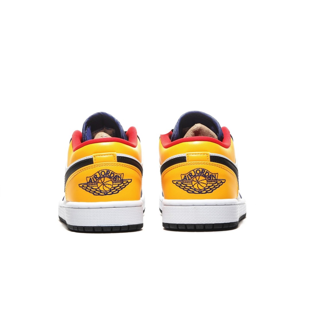 外贸版Air Jordan 1 Low系列蓝黄 -123 尺寸 36 36.5 37.5 38 38.5