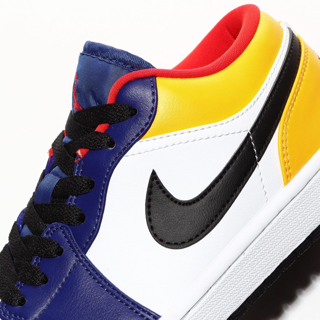 外贸版Air Jordan 1 Low系列蓝黄 -123 尺寸 36 36.5 37.5 38 38.5