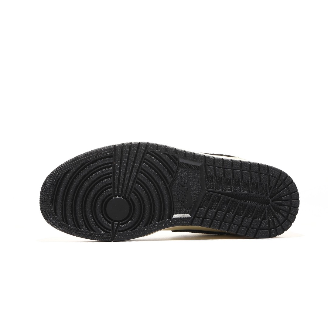 外贸版Air Jordan 1 Low系列米黑 HQ3437-101 尺寸 36 36.5 37.5 3