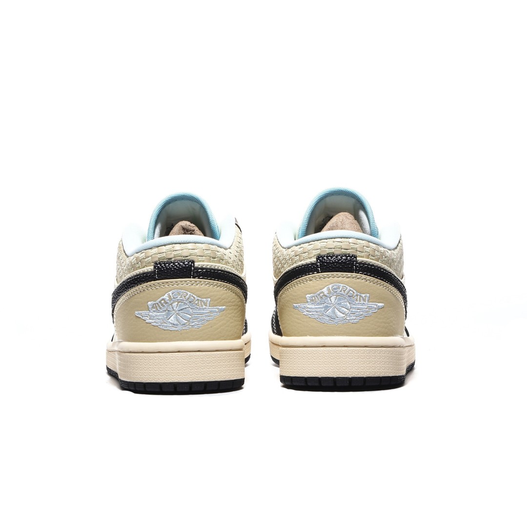 外贸版Air Jordan 1 Low系列米黑 HQ3437-101 尺寸 36 36.5 37.5 3