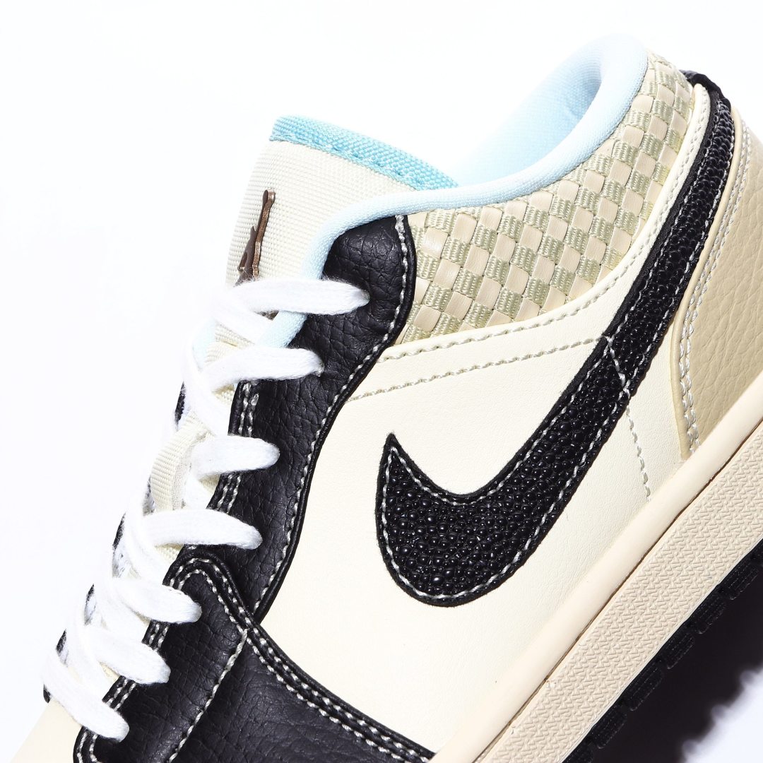 外贸版Air Jordan 1 Low系列米黑 HQ3437-101 尺寸 36 36.5 37.5 3