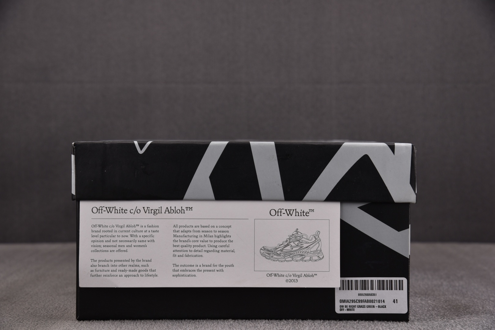 OFF 尺码36-47纯原版出品-OFF-WHITE Be Right Back 黑白 YZ002尺码3