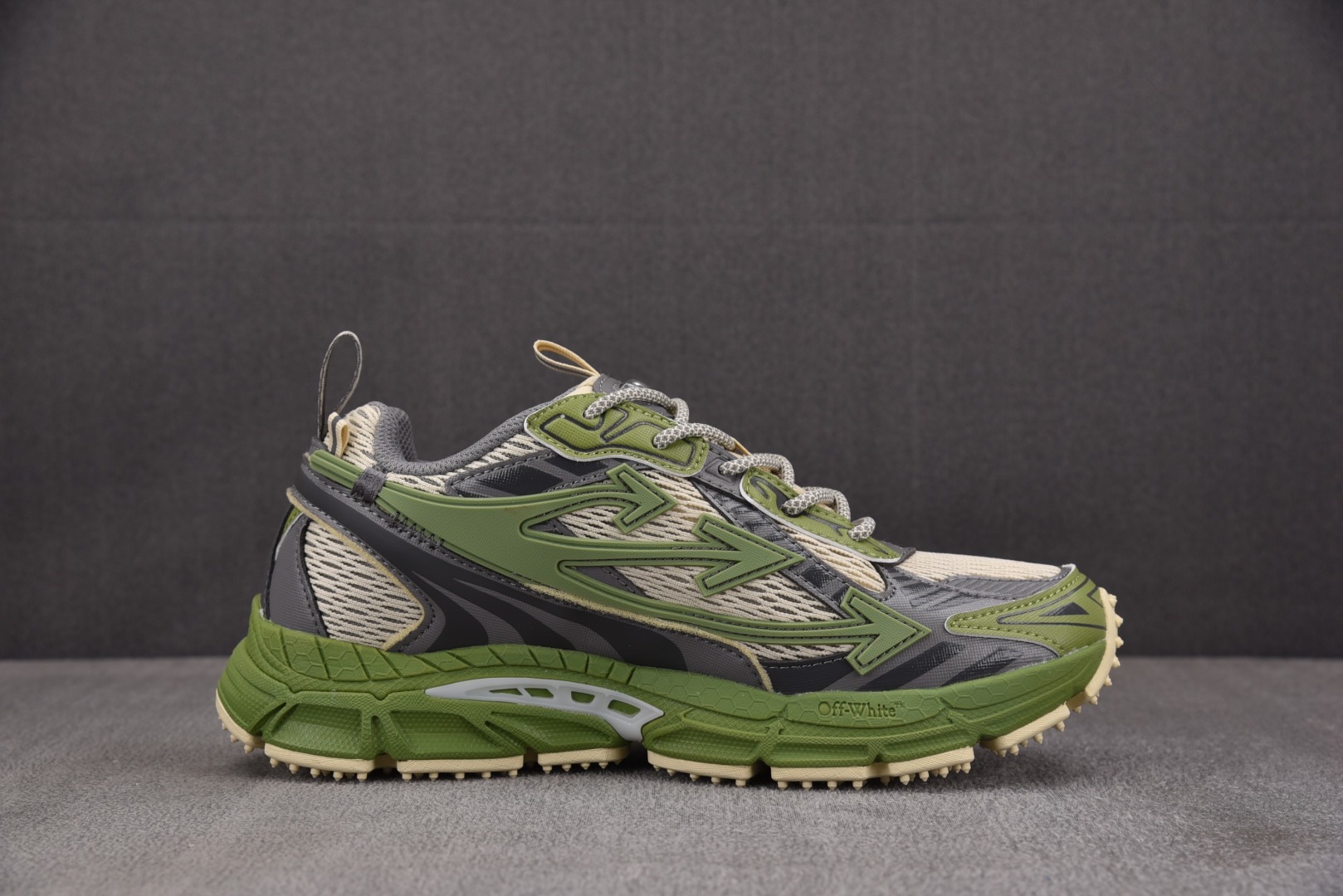 OFF 尺码36-47纯原版出品-OFF-WHITE Be Right Back 灰绿 YZ002尺码3