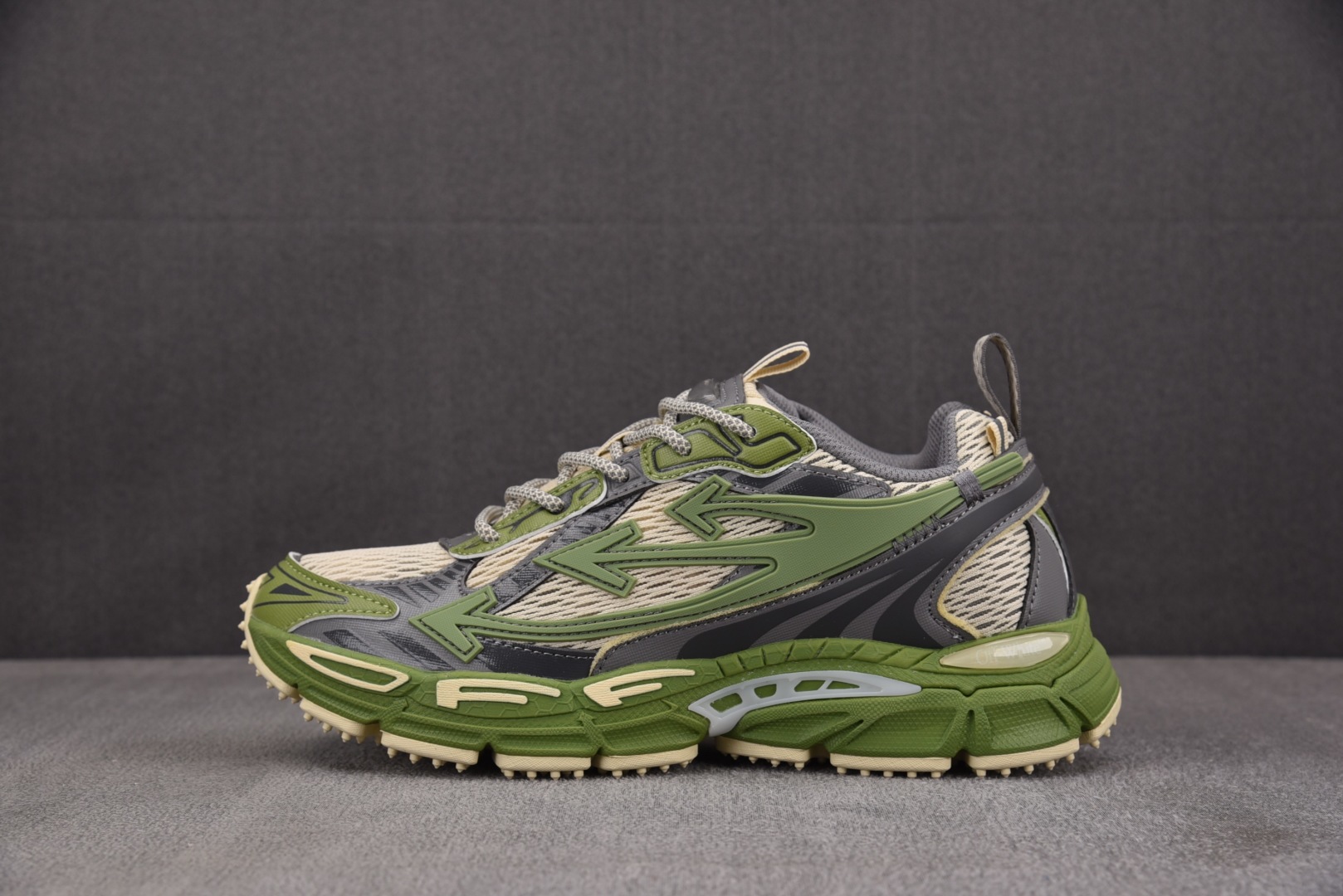 OFF 尺码36-47纯原版出品-OFF-WHITE Be Right Back 灰绿 YZ002尺码3