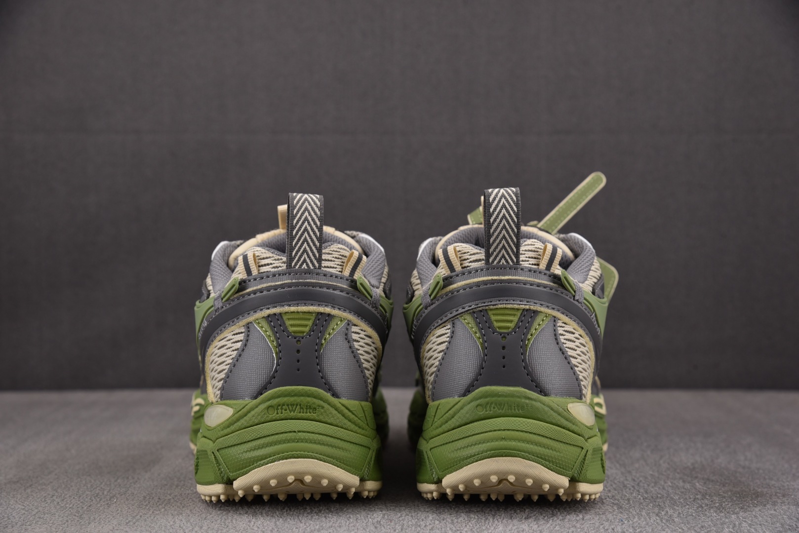 OFF 尺码36-47纯原版出品-OFF-WHITE Be Right Back 灰绿 YZ002尺码3