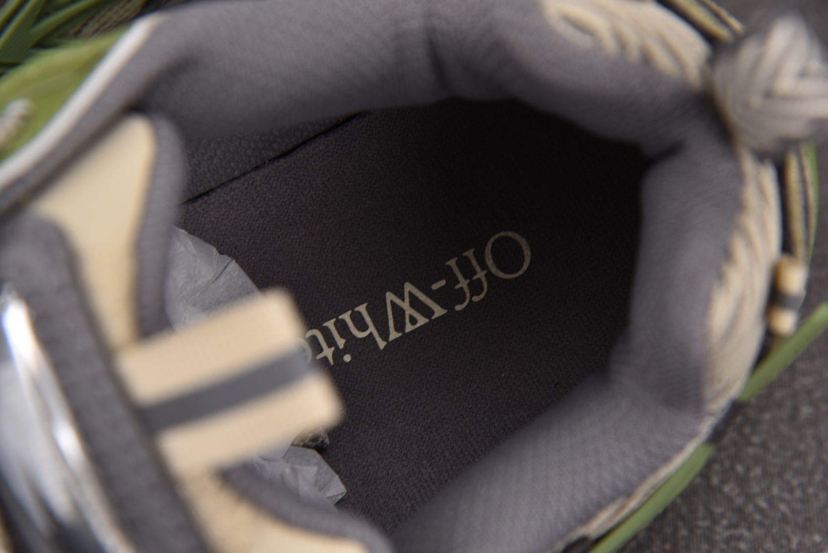 OFF 尺码36-47纯原版出品-OFF-WHITE Be Right Back 灰绿 YZ002尺码3