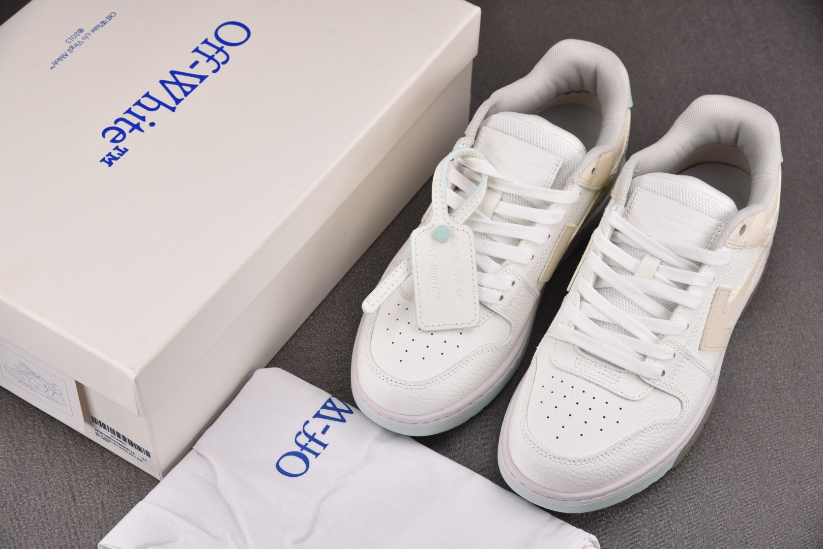 OFF 尺码36-47纯原版出品-OFF-WHITE 米白绿 YZ002尺码36 37 38 39 40