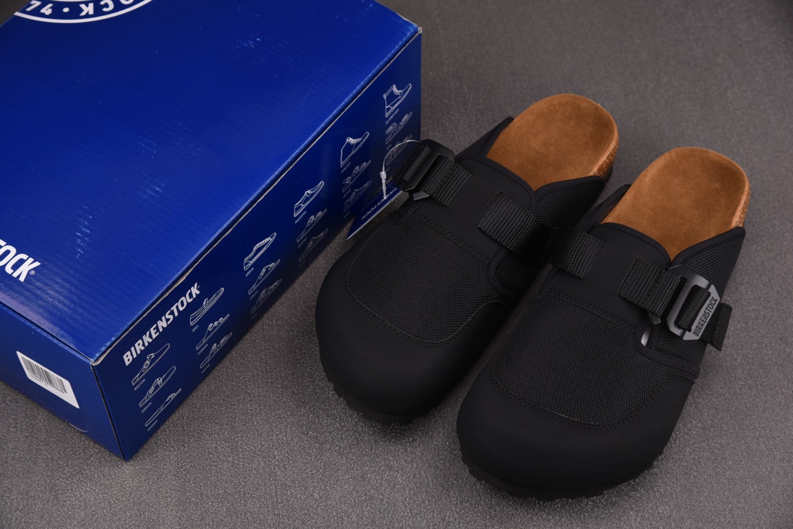 博肯 尺码:36-45纯原出品-Birkenstock Boston Nova Black 黑色 YZ0