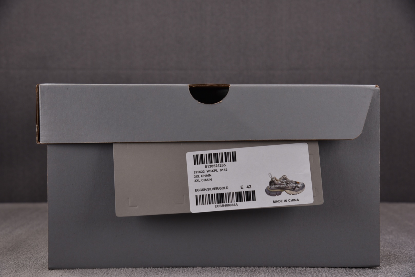 巴黎3XL 尺码:35-46纯原版出品-Balenciaga 3XL Chain 链条装饰 香槟金 YZ