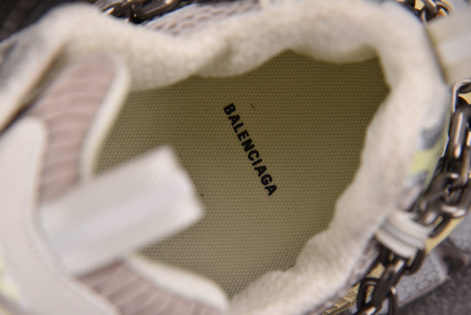 巴黎3XL 尺码:35-46纯原版出品-Balenciaga 3XL Chain 链条装饰 香槟金 YZ
