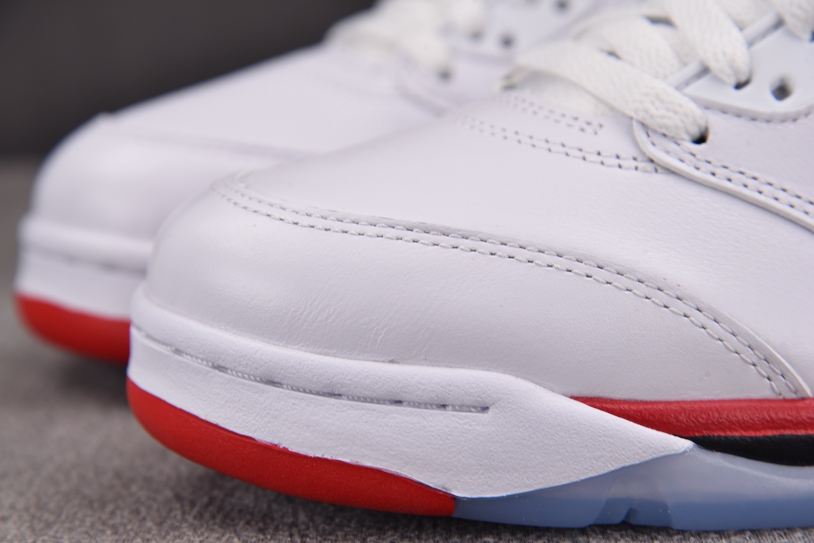 AJ5 尺码:40-47.5纯原出品-Air Jordan 5 Retro Fire Red Black