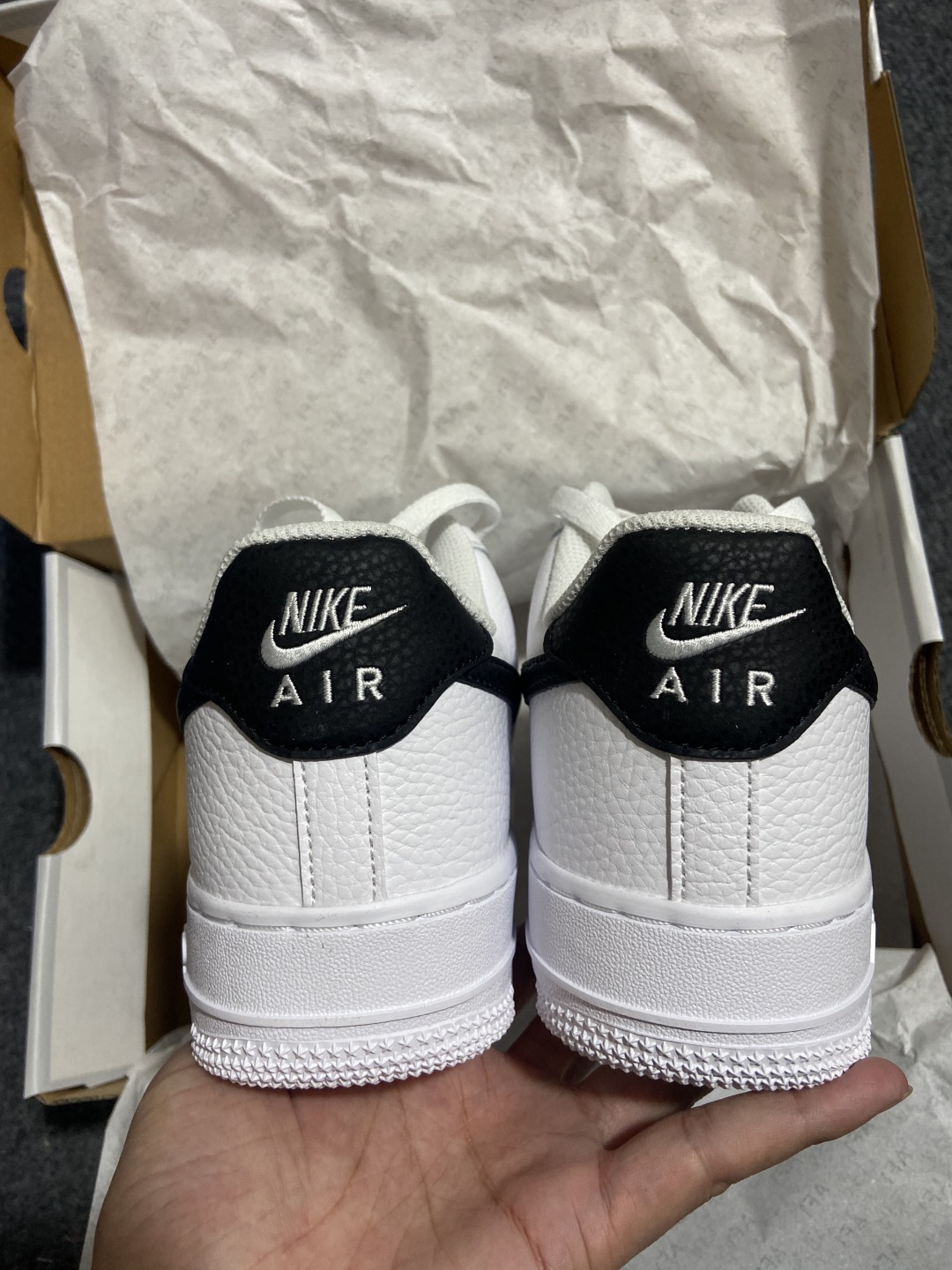 AF1白黑 尺码:36-46纯原-Air Force 1 Low White and Black 白黑 