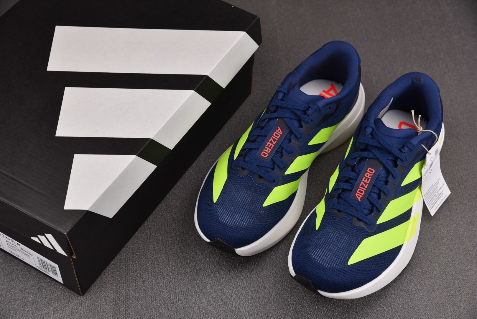 Adizero 尺码:36-46纯原出品-Adizero Evo SL 蓝黄 JR3415 YZ005尺