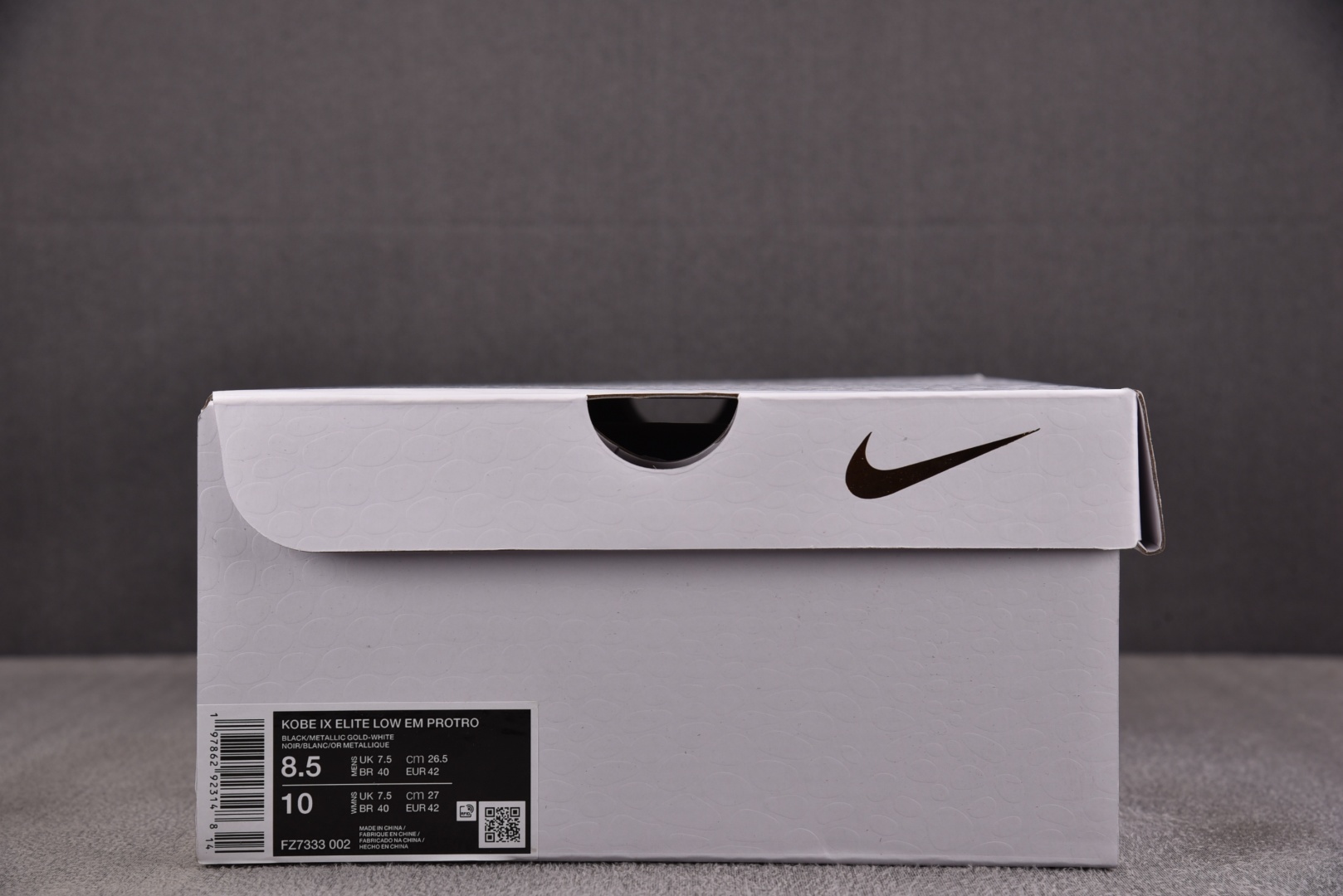科比9 尺码:40-48.5纯原出品-Kobe 9 EM Low Protro Mambacita 黑白