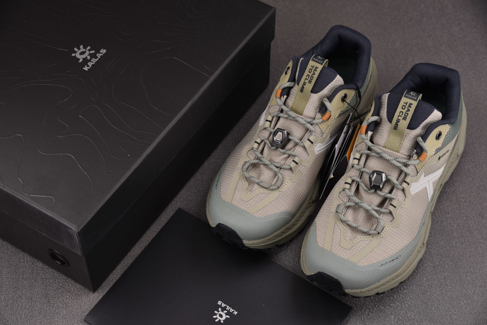 GTX 尺码:36-45纯原出品-KAILAS GTX 凯乐石 山行-2 荒野绿灰 YZ020SIZE：