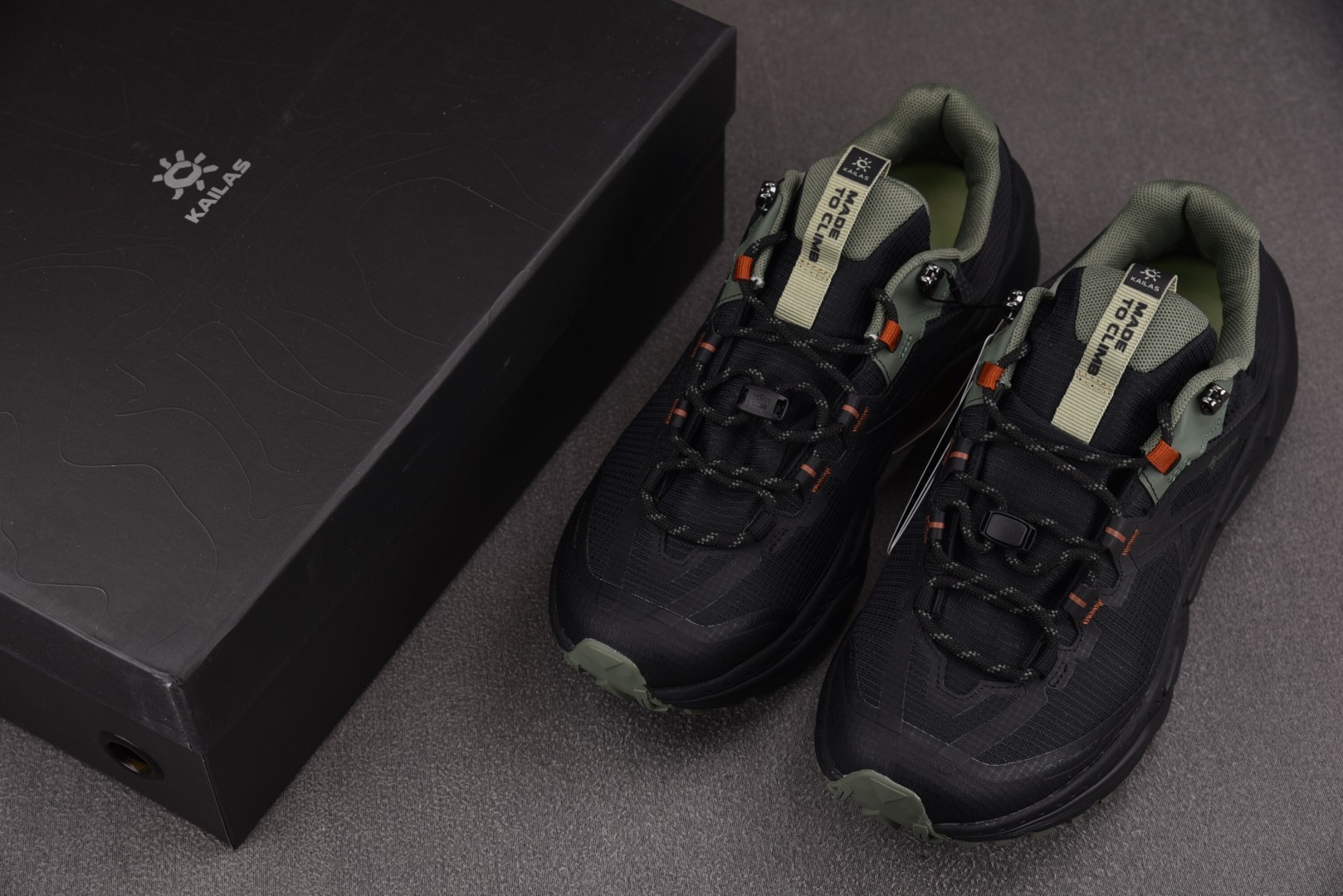 GTX 尺码:36-45纯原出品-KAILAS GTX 凯乐石 山行-2 墨黑 YZ020SIZE：36