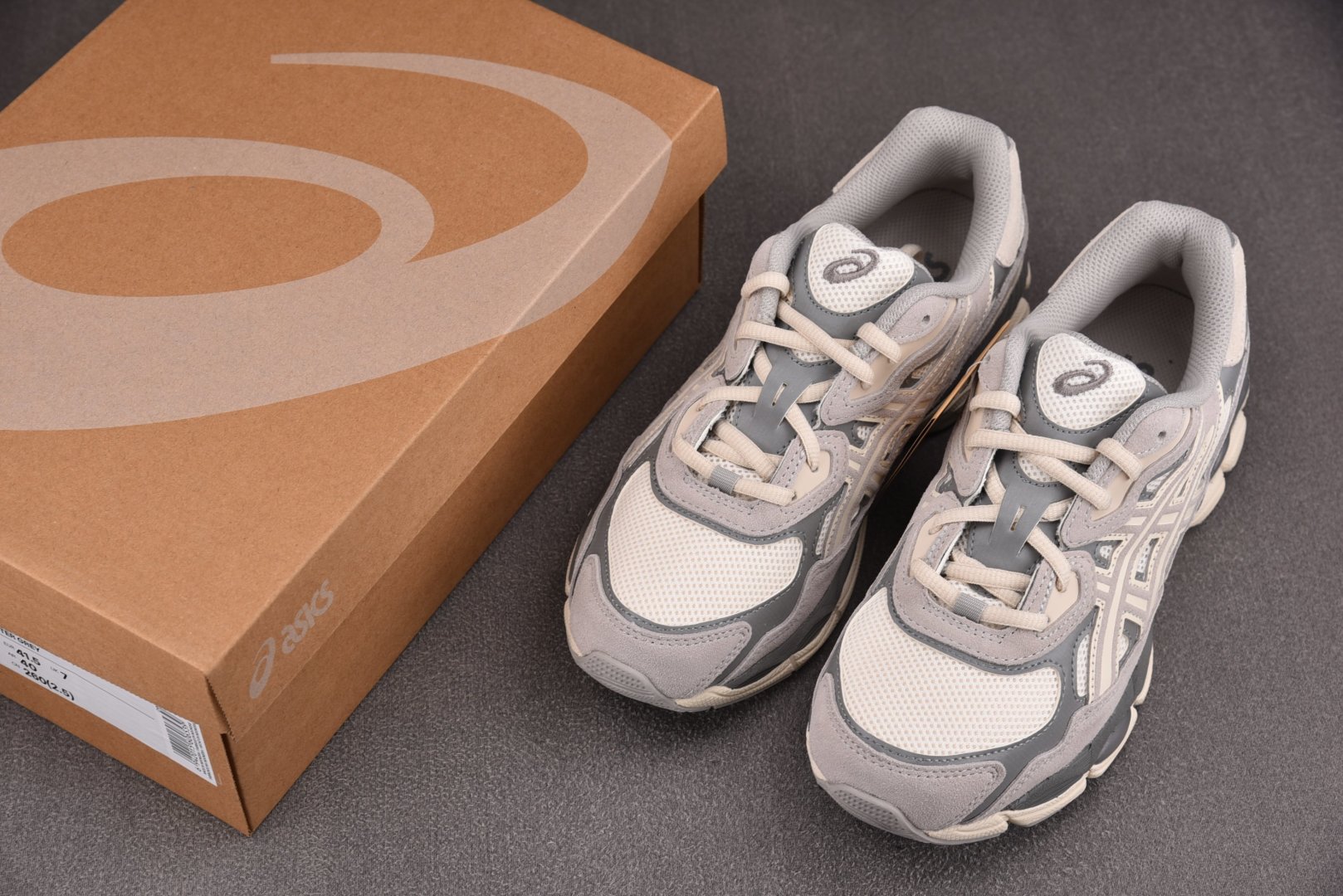 Asics 尺码:36-47纯原出品 ASICS Gel-NYC Oyster Grey 灰色 1201