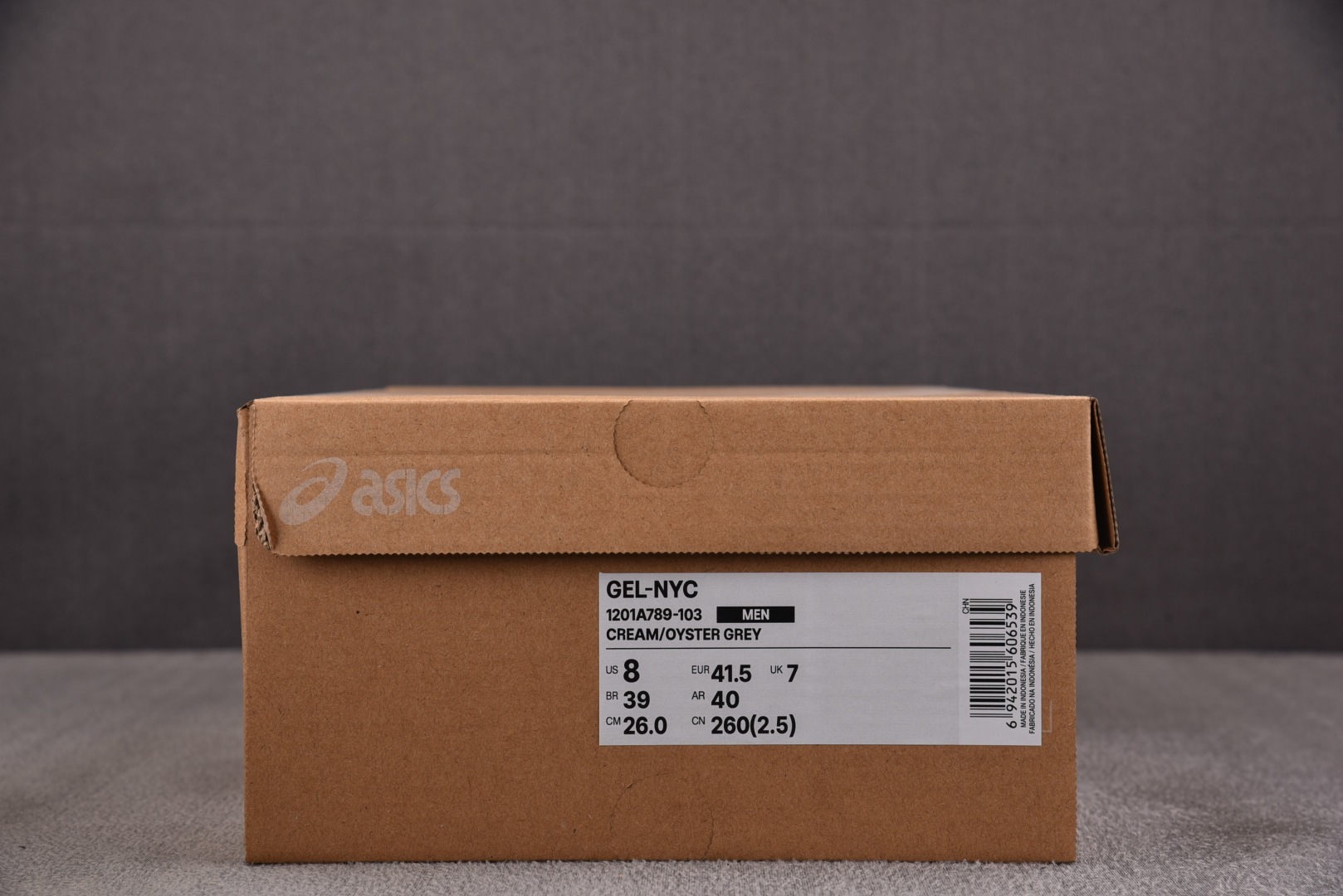 Asics 尺码:36-47纯原出品 ASICS Gel-NYC Oyster Grey 灰色 1201