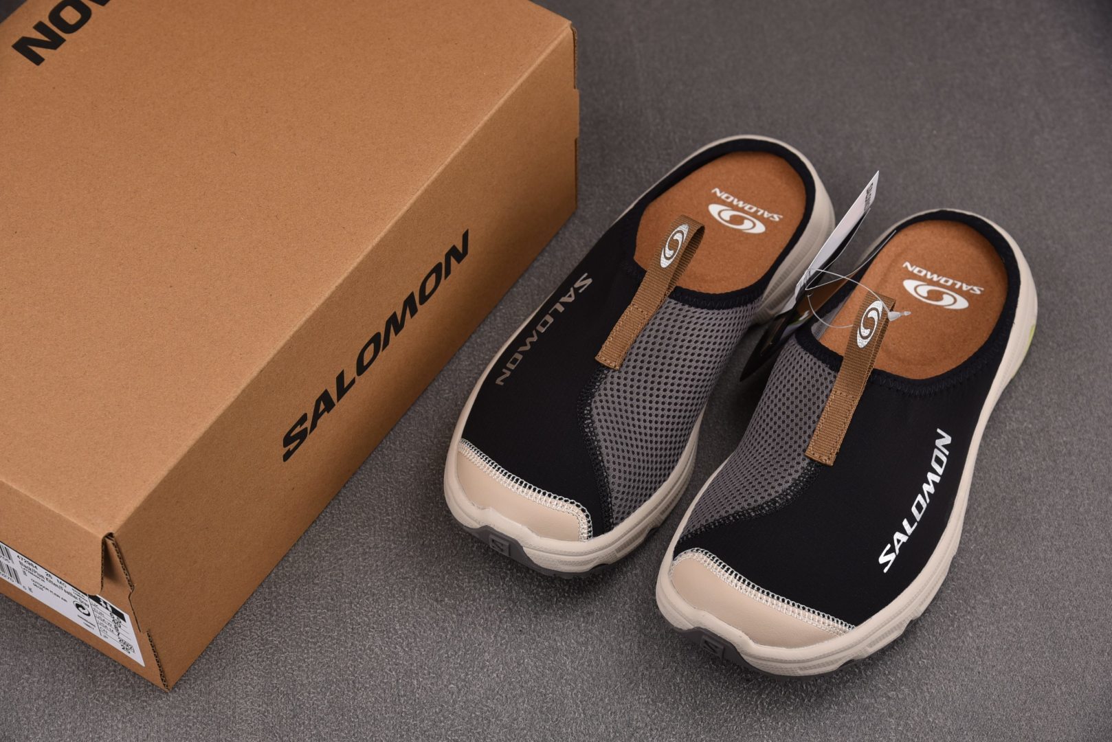 萨洛蒙 尺码:36-44纯原出品-Salomon RX Slide 3.0 Black Plum Kit