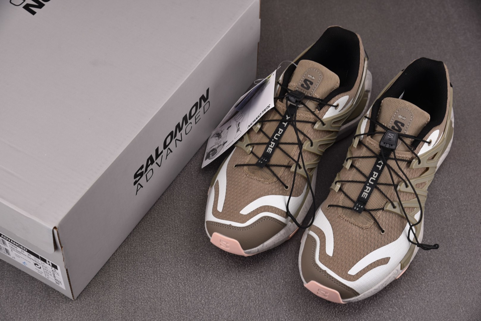 萨洛蒙 尺码:36-46纯原出品-Salomon XT PU-RE Advanced 灰棕 YZ020尺