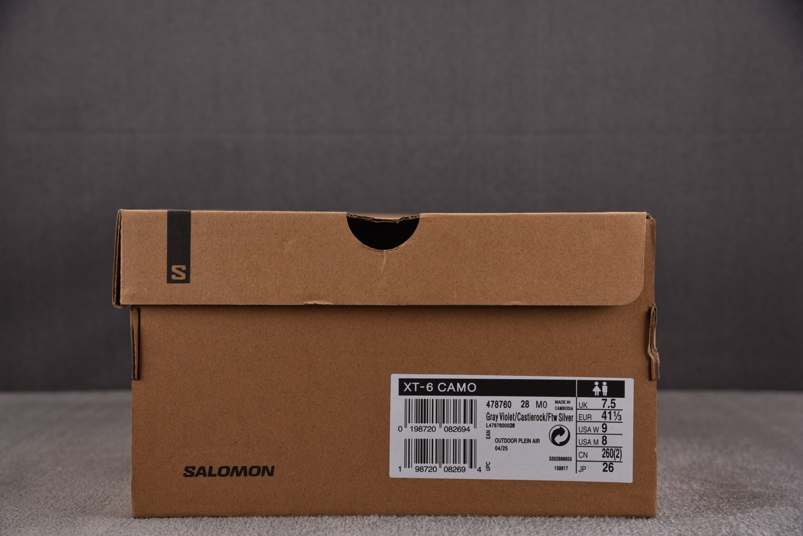 萨洛蒙 尺码:36-46纯原出品-Salomon XT-6 CAMO 银灰 YZ020尺码：36 36.
