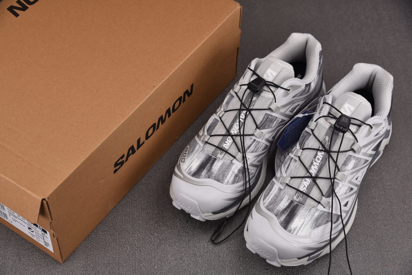 萨洛蒙 尺码:36-46纯原出品-Salomon XT-6 CAMO 银灰 YZ020尺码：36 36.
