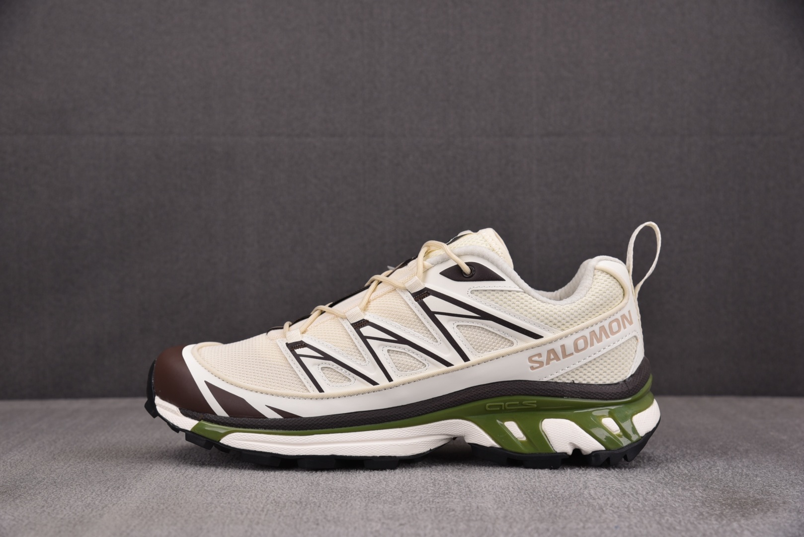 萨洛蒙 尺码:36-46纯原出品-Salomon XT-6 EXPANSE CANVAS 米白绿 YZ0