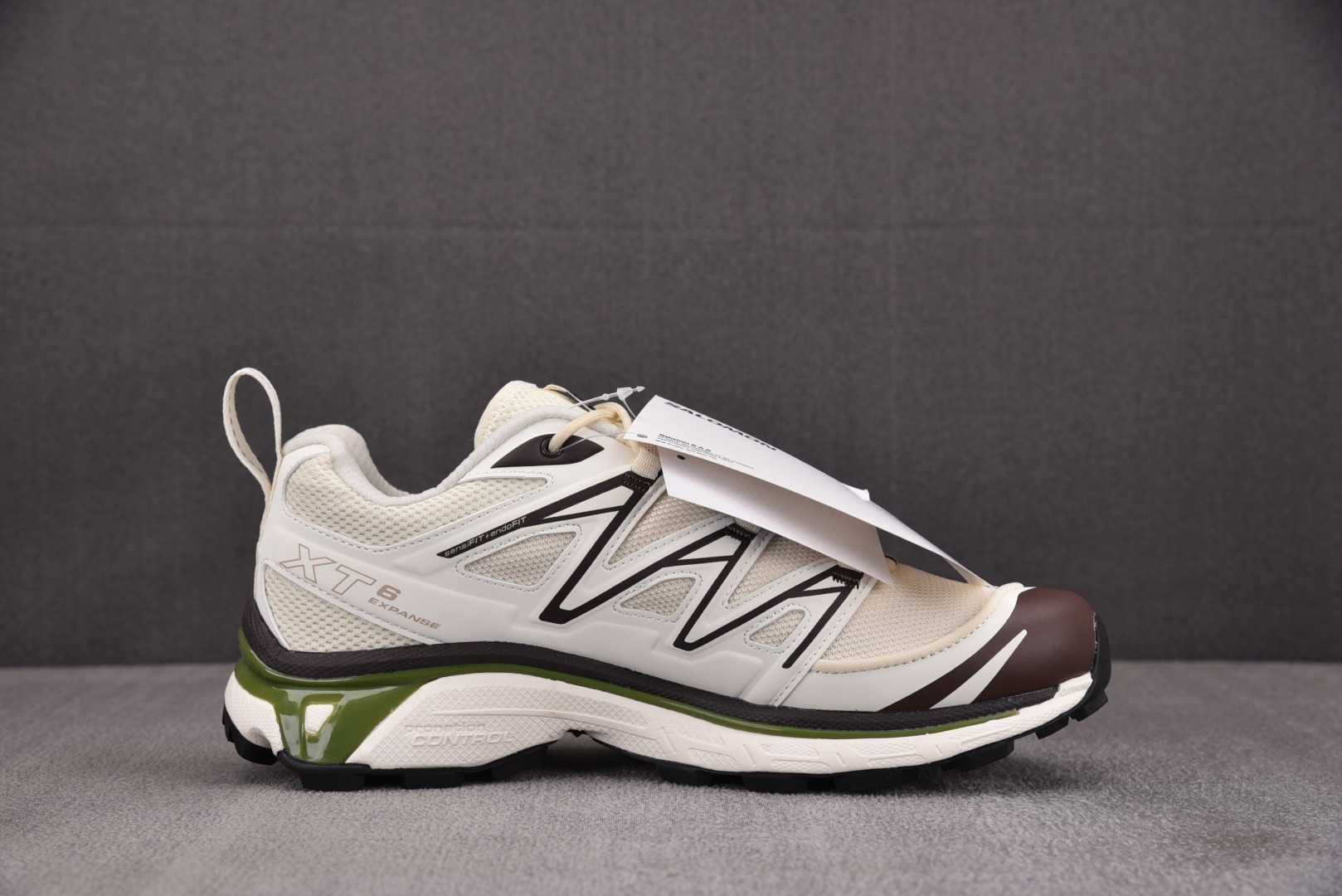 萨洛蒙 尺码:36-46纯原出品-Salomon XT-6 EXPANSE CANVAS 米白绿 YZ0