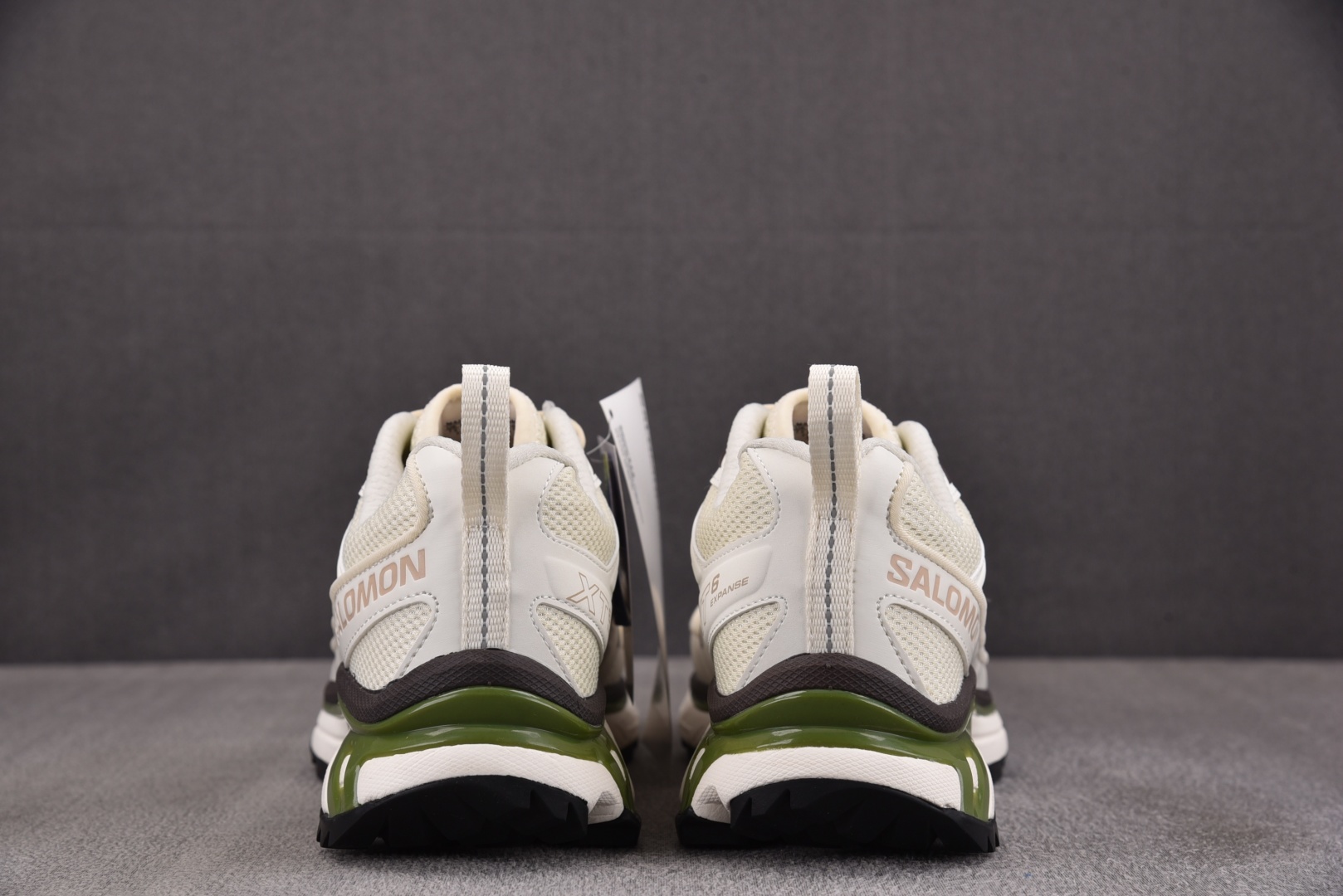 萨洛蒙 尺码:36-46纯原出品-Salomon XT-6 EXPANSE CANVAS 米白绿 YZ0