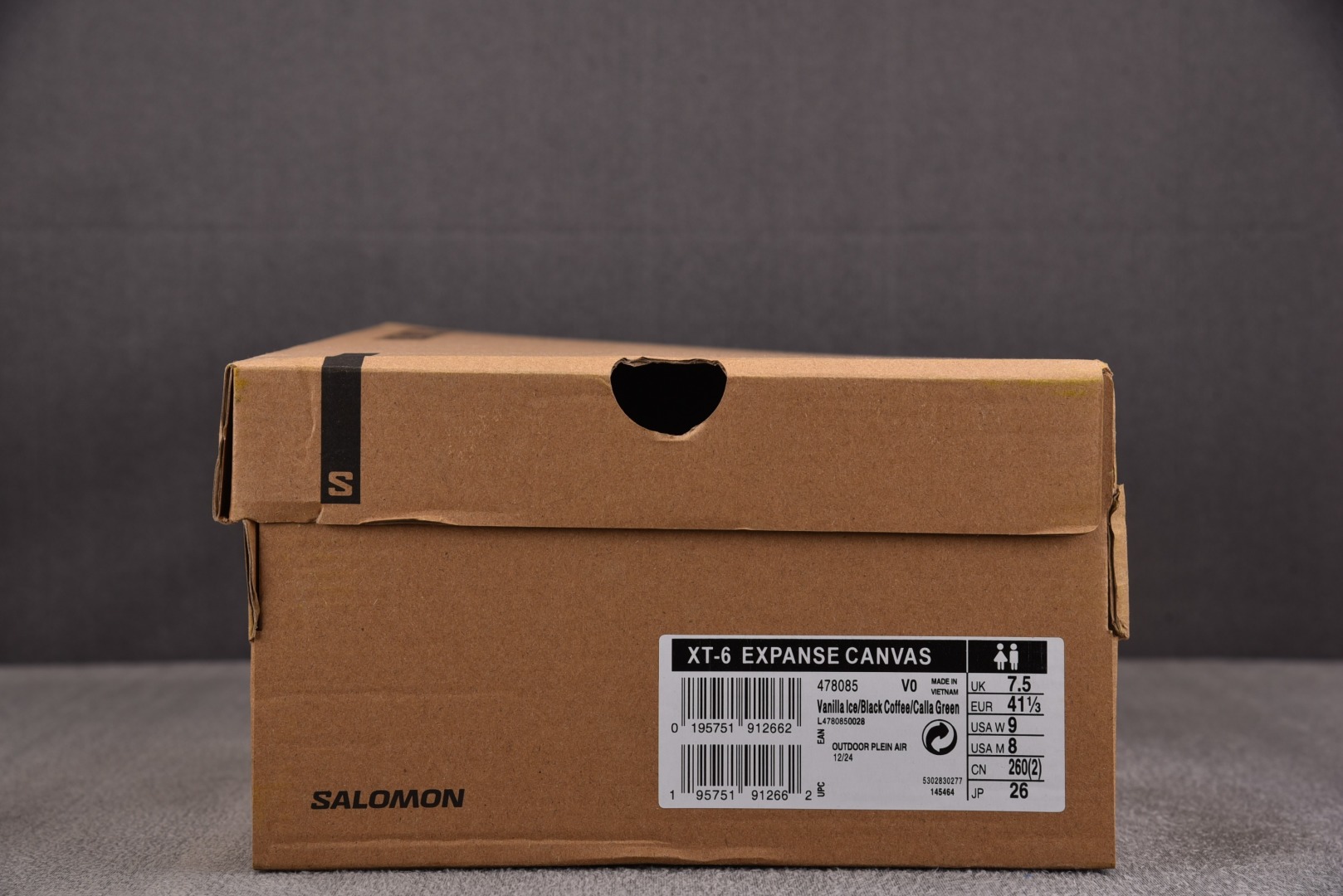 萨洛蒙 尺码:36-46纯原出品-Salomon XT-6 EXPANSE CANVAS 米白绿 YZ0