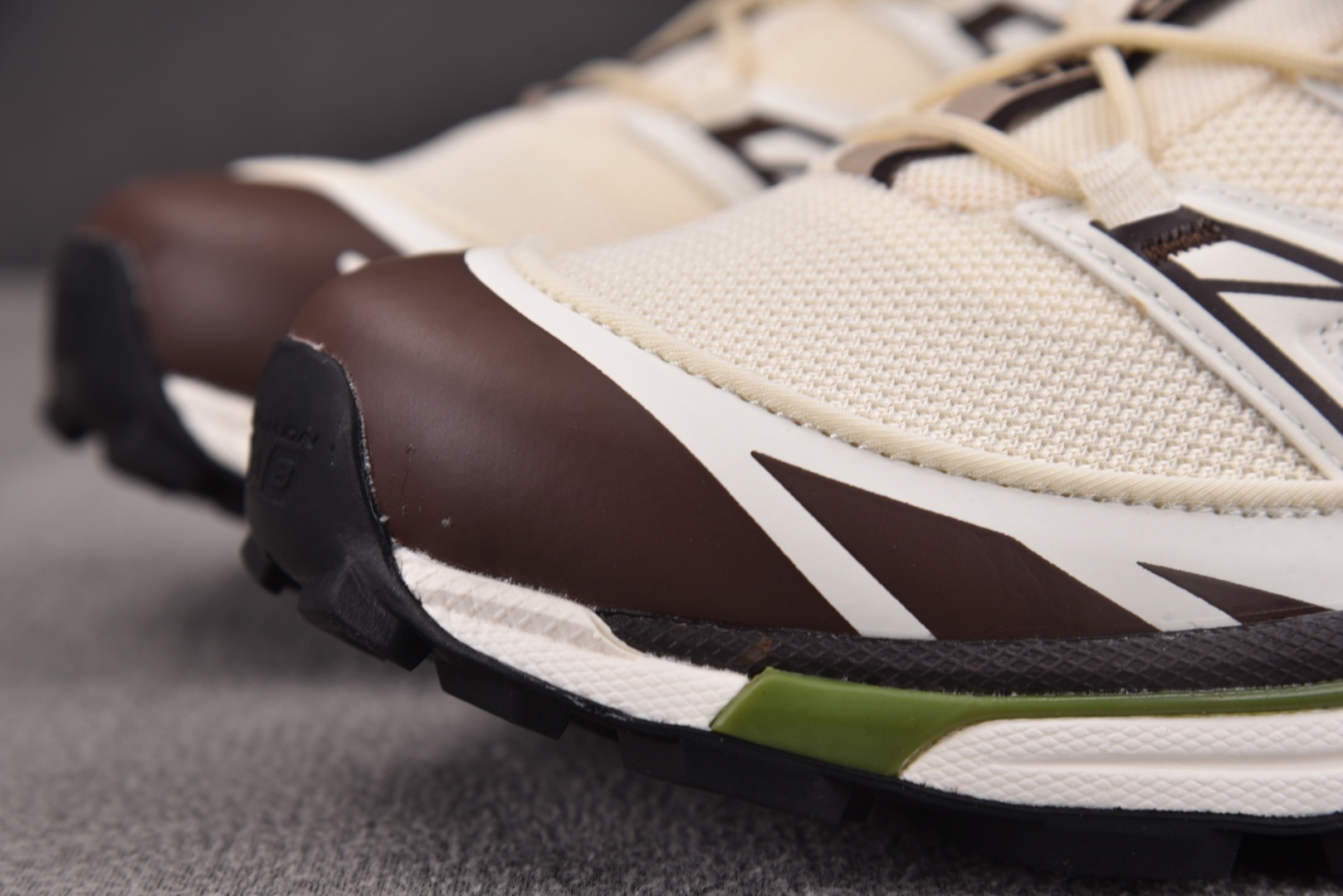 萨洛蒙 尺码:36-46纯原出品-Salomon XT-6 EXPANSE CANVAS 米白绿 YZ0