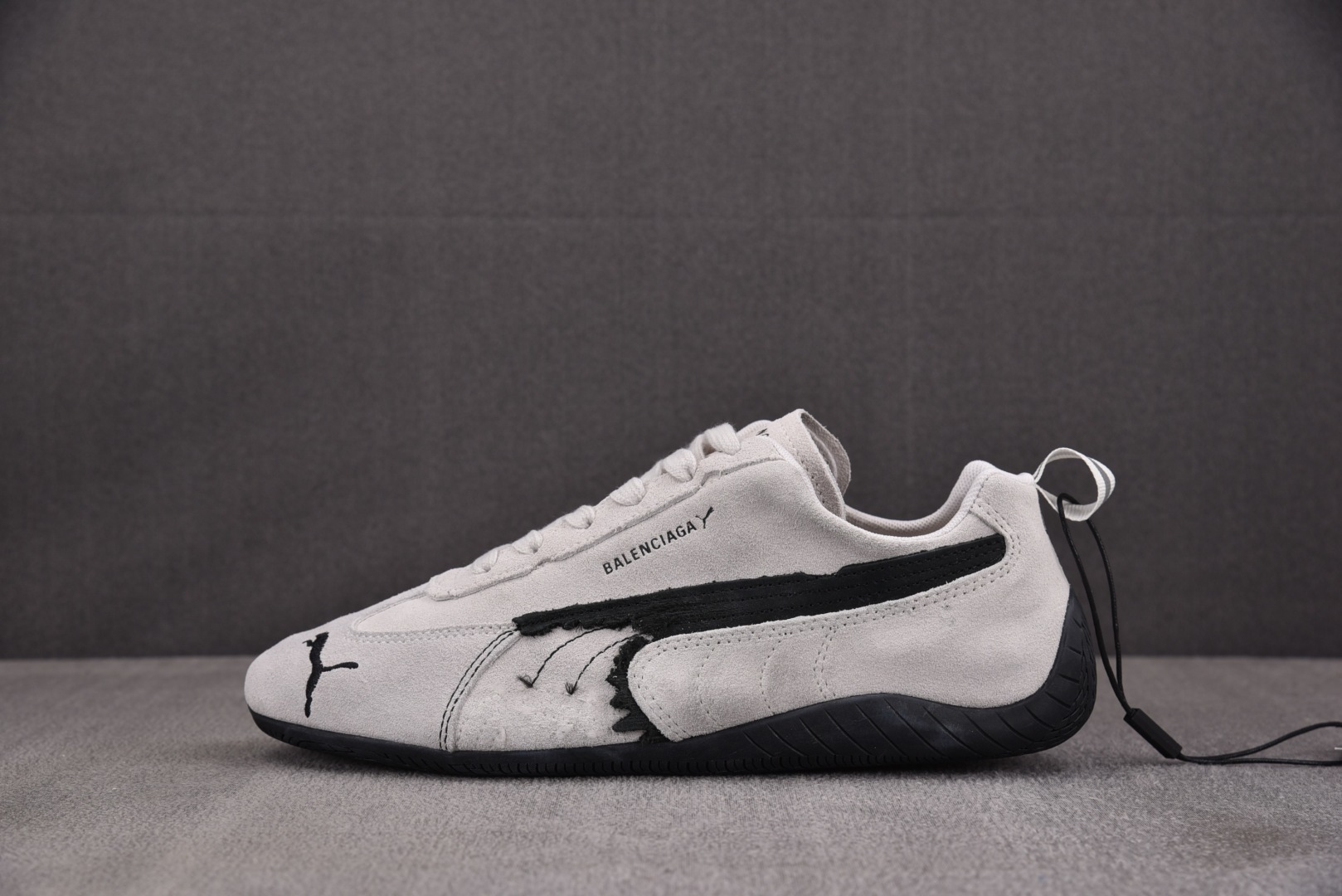 Puma 尺码:35-47纯原出品-Puma x Balenciaga Speedcat 做旧磨损 白黑