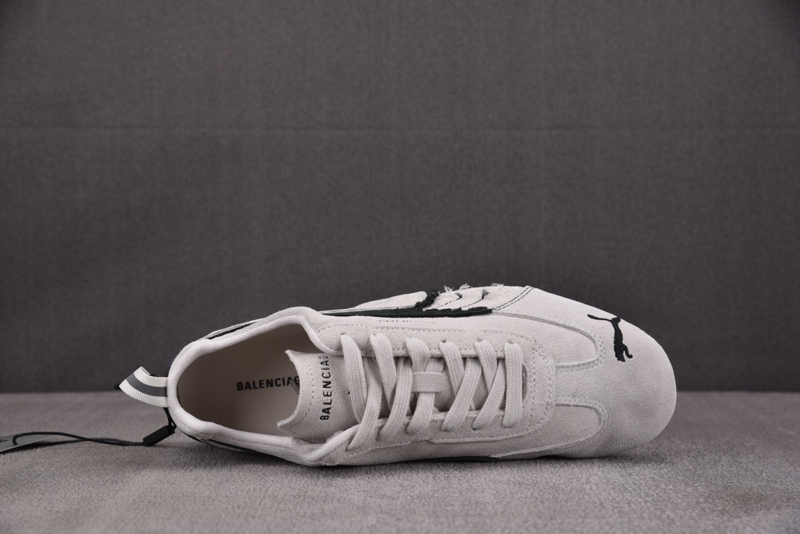 Puma 尺码:35-47纯原出品-Puma x Balenciaga Speedcat 做旧磨损 白黑
