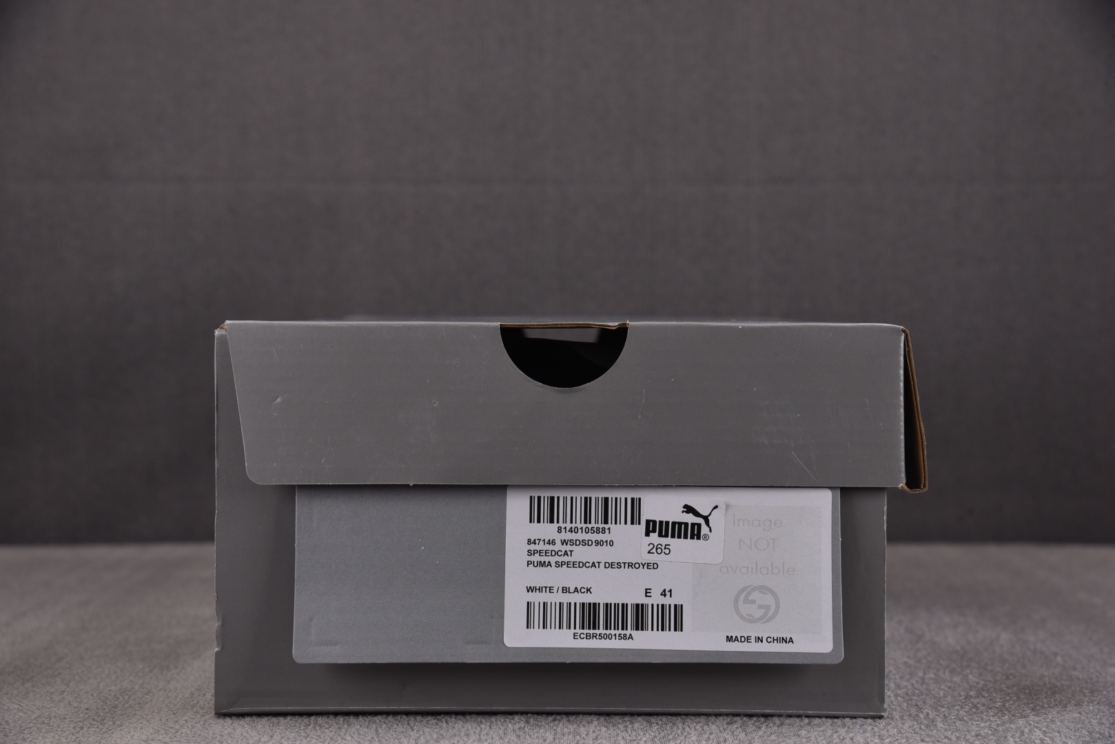 Puma 尺码:35-47纯原出品-Puma x Balenciaga Speedcat 做旧磨损 白黑