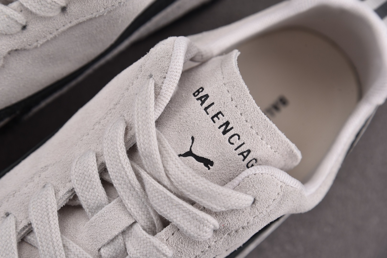 Puma 尺码:35-47纯原出品-Puma x Balenciaga Speedcat 做旧磨损 白黑